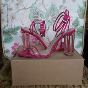 Zara fuchsia sandals